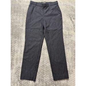 Dana Buchman Womens Charcoal Gray  Straight Leg Pull On Pants M 0543
